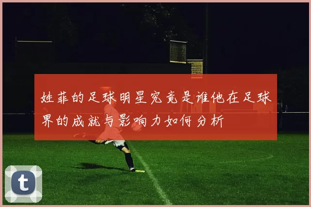 姓菲的足球明星究竟是谁他在足球界的成就与影响力如何分析